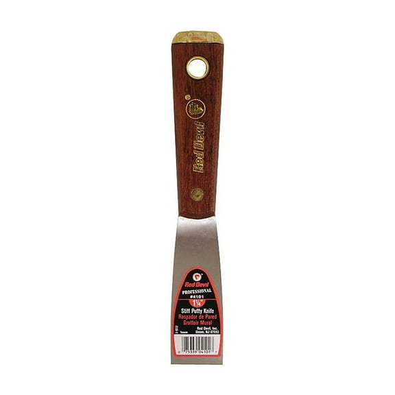 Red Devil 4100 Pro Series Putty Knife, 1-1/4" Width, Stiff