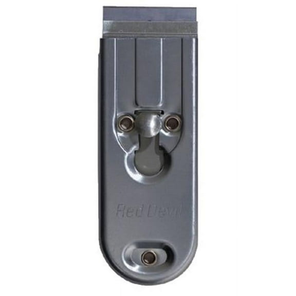 Push/Pull Window Scraper, Retractable Blade, Single-Edge Razor Blade
