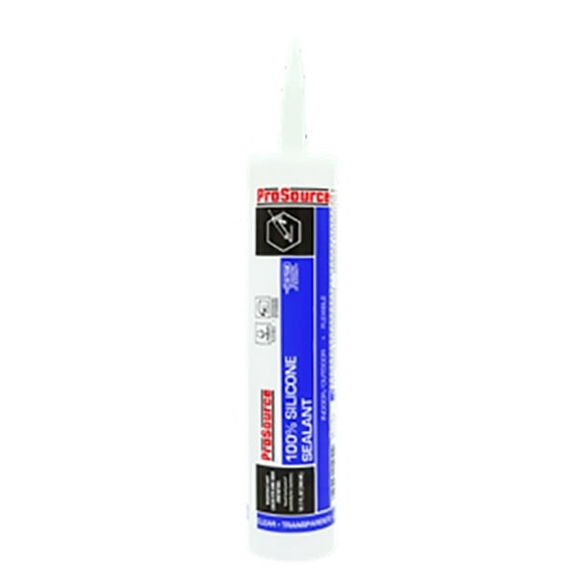 Red Devil 7851000 Silicone Rubber Sealant Caulk, Clear, 10.1 oz