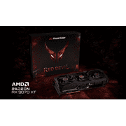 PowerColor AMD Radeon RX 9070 XT Red Devil Overclocked Triple Fan 16GB GDDR6 PCIe 5.0 Graphics Card