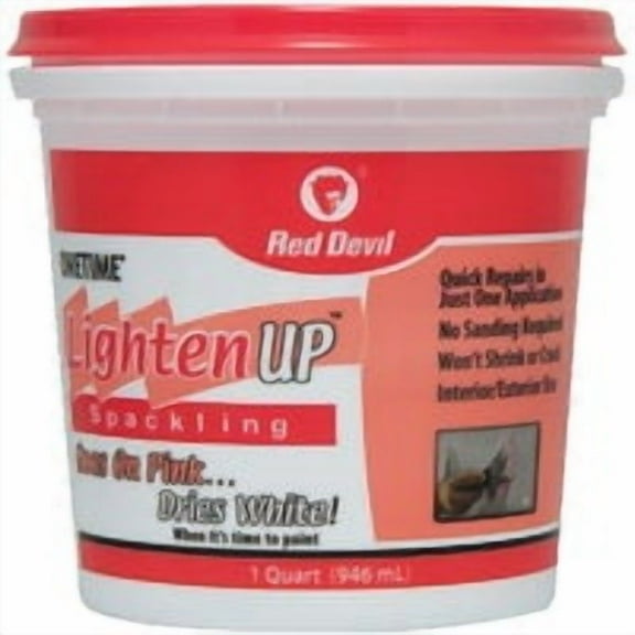 Red Devil Onetime 1 Qt. Lightweight Latex Lighten Up Spackling 0574