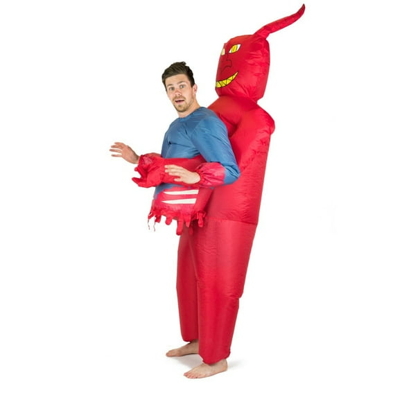 Red Devil Inflatable Costume for Adults (One Size)