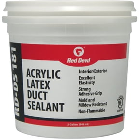 Red Devil RD-DS 181 0.5 Gal. Acrylic Latex Duct Sealant Gray