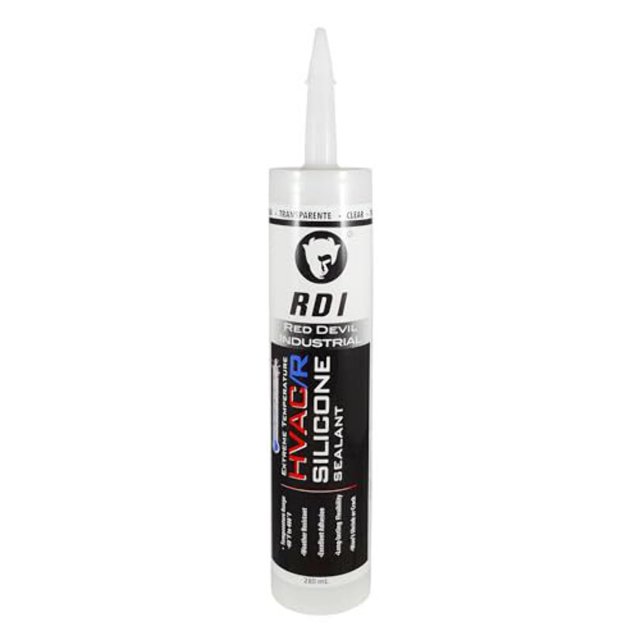 Red Devil eme Temperature HVAC/R Silicone Sealant, LongLasting Weather