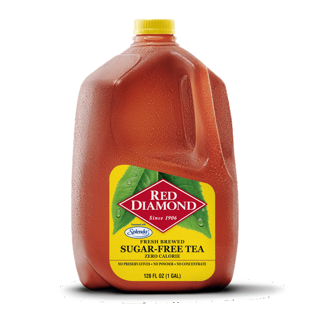 Red Diamond Fresh Brewed Sugar Free Iced Tea, Sweetened with Splenda, 1