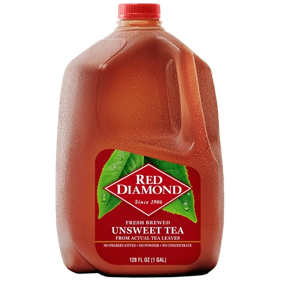 Red Diamond Unsweetened Tea, Gallon, 128 Fl Oz