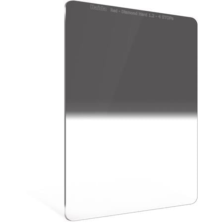 Red-Diamond Hard-Edge Graduated ND 100x150mm Filter, 1.2/16x Density (4-Stops)