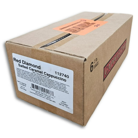 Red Diamond | Salted Caramel Cappuccino Mix | 1.5 Pound Bag | Case of 6