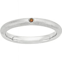 Red Diamond Sterling Silver Ring