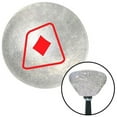 thumbnail image 1 of Red Diamonds on a Card Clear Retro Metal Flake Shift Knob with M16 x 1.5 Insert Brody, 1 of 1