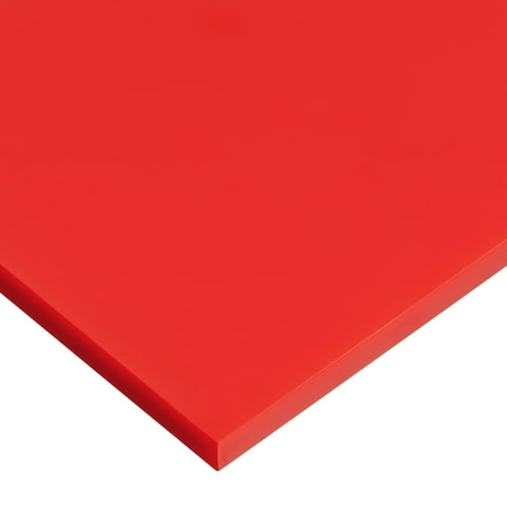 Red Digital Print Expanded PVC Sheet - 6mm Thick x 24" Wide x 48" Long