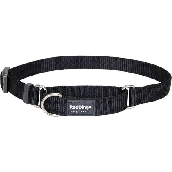 Red Dingo Classic Black Martingale, Medium