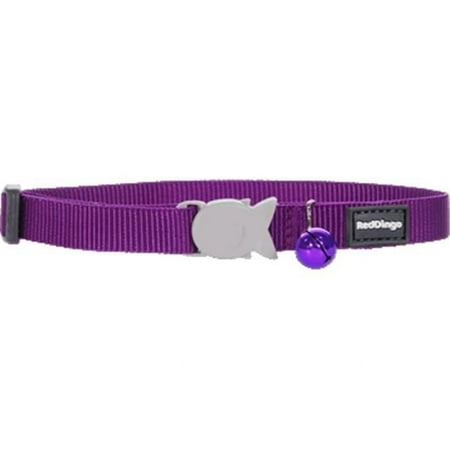Red Dingo Classic Cat Collar, Purple