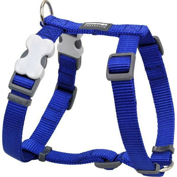 Red Dingo Classic Dark Blue Dog Harness, Medium