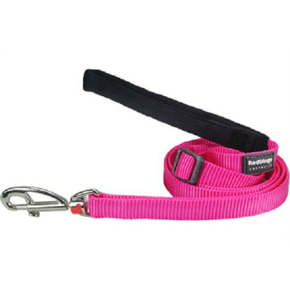 Red Dingo Classic Hot Pink Dog Leash, Small, 6 Feet