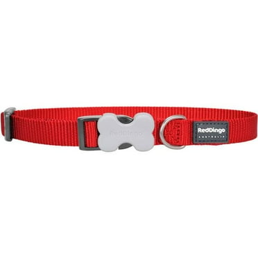 Red Dingo Classic Red Nylon Dog Collar, Small