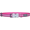 thumbnail image 1 of Red Dingo DC-RB-HP-SM Dog Collar Reflective Hot Pink- Small, 1 of 1