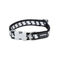 thumbnail image 1 of Red Dingo DC-RZ-BB-25 Dog Collar Reflective Ziggy Black - Large, 1 of 1