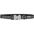 thumbnail image 1 of Red Dingo DC-SE-BB-LG Dog Collar Design Snake Eyes Black- Large, 1 of 1