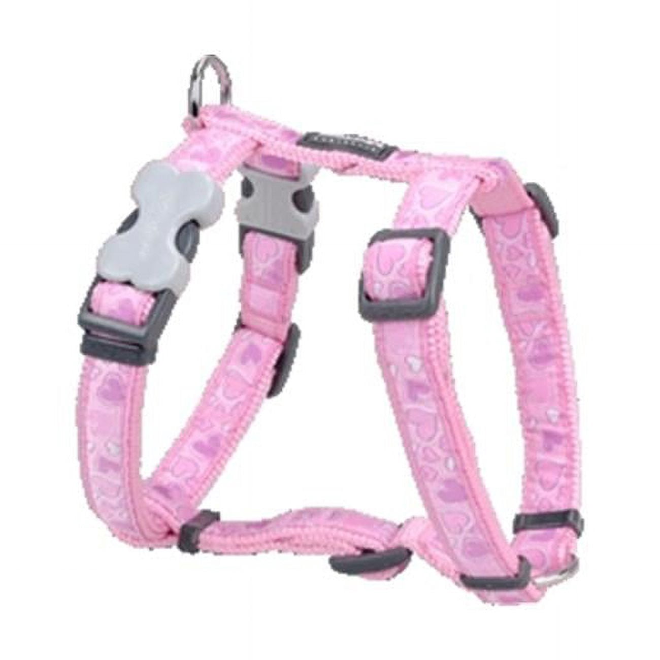 Red Dingo Padded Dog Harness – Cool Grey, Small Size, Dual Buckle Clip For Easy On/Off – Comfort & Safety For Your Pup
