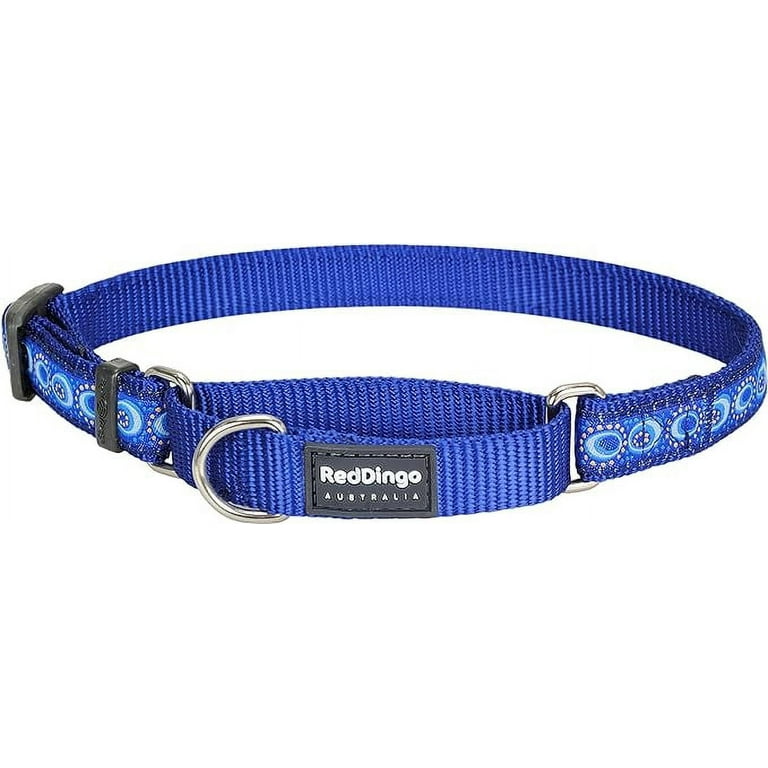 Red Dingo Designer Martingale Dog Collar Small Cosmos Dark Blue Walmart
