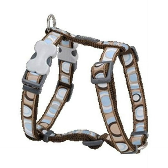 Red Dingo Dog Harness Design Circadelic Brown, Medium