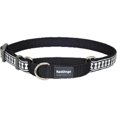 thumbnail image 1 of Red Dingo MC-RB-BB-ME Martingale Dog Collar Reflective Black- Medium, 1 of 1