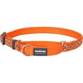 thumbnail image 1 of Red Dingo MC-SE-OR-ME Martingale Dog Collar Design Snake Eyes Orange- Medium, 1 of 1