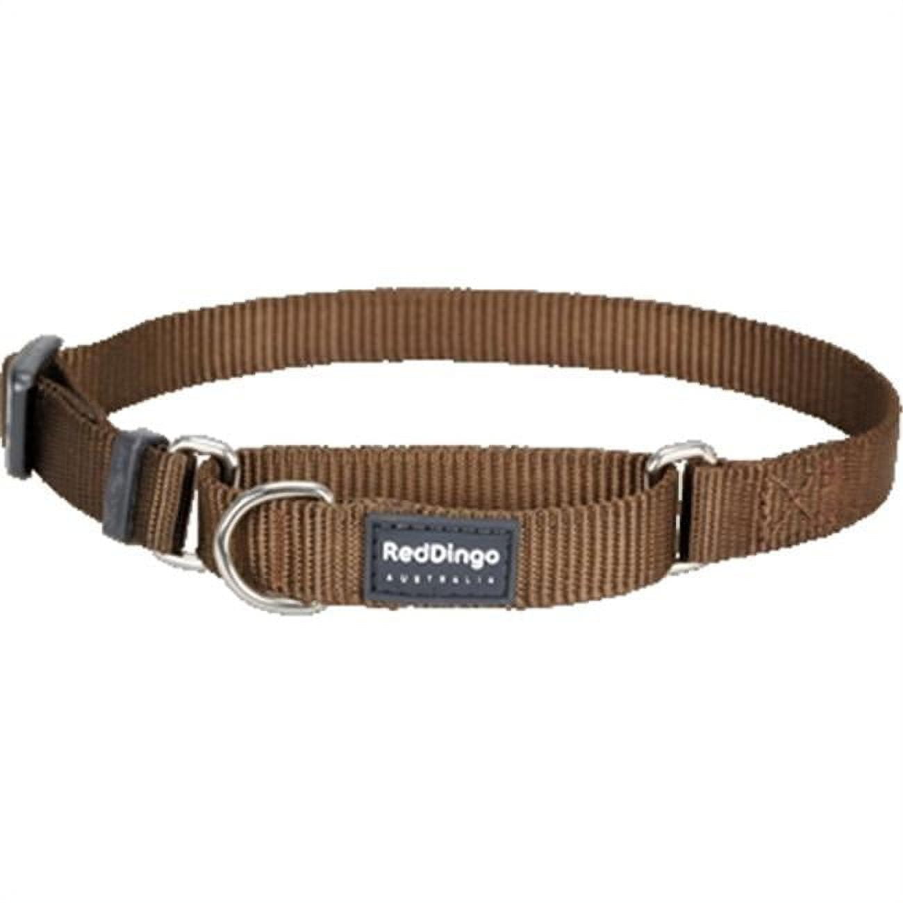 Red Dingo MCZZBRSM Martingale Dog Collar Classic Brown, Small