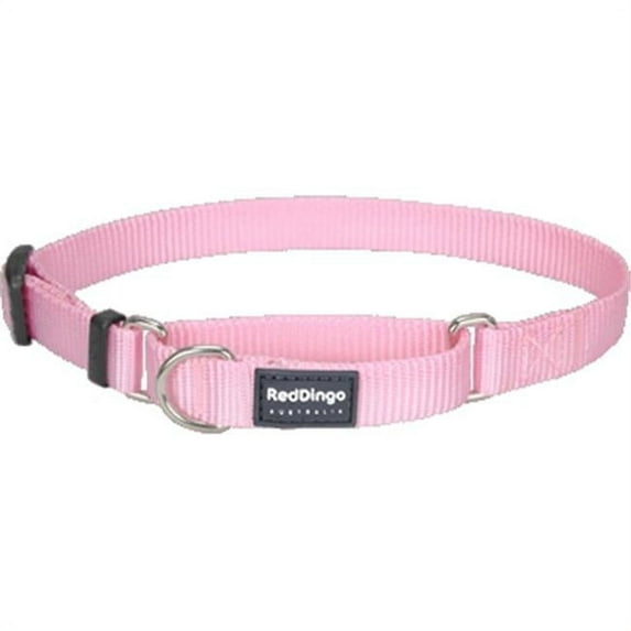 Red Dingo MC-ZZ-PK-SM Martingale Dog Collar Classic Pink, Small
