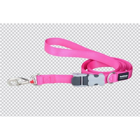 Red Dingo SL-ZZ-HP-12 12 mm Multipurpose Classic Dog Nylon Super Lead Hot Pink - Extra Small