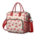 thumbnail image 1 of Red Dinosaur Silhouette Pattern Womens Lunch Box for Work,Insulated Large Lunch Bag for Tween and Teen,Loncheras Para Mujer,Leakproof Adult Lunch Bag for Work,Beach,Travel,Picnic,Camping, 1 of 7
