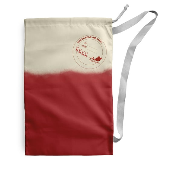Red Dip-Dye Santa Sack