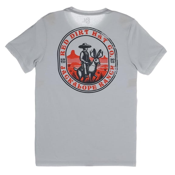 Red Dirt Hat Company Red Dirt Hat Jackalope Trail Silver Tee