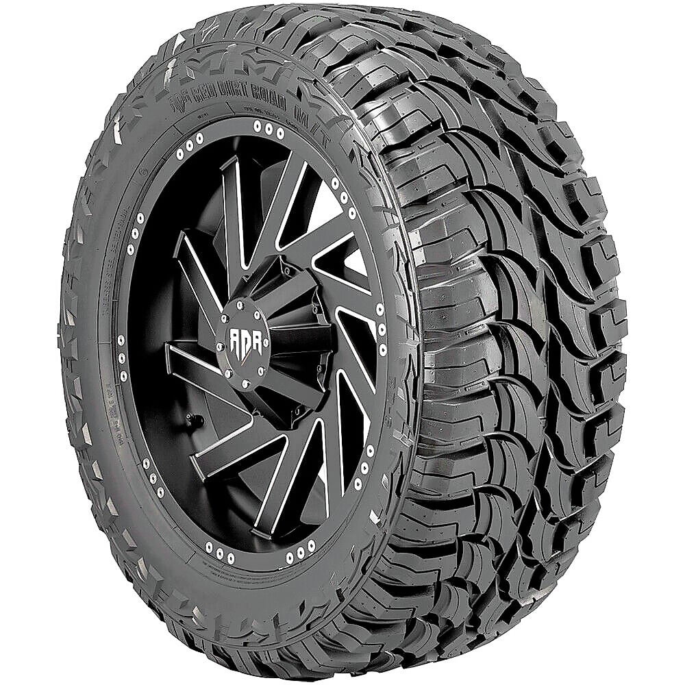 Set Of 4 Red Dirt Road RD-6 M/T Mud Terrain Tires - LT 33X12.50R18 Load Range E (10-Ply) For Trucks & SUVs