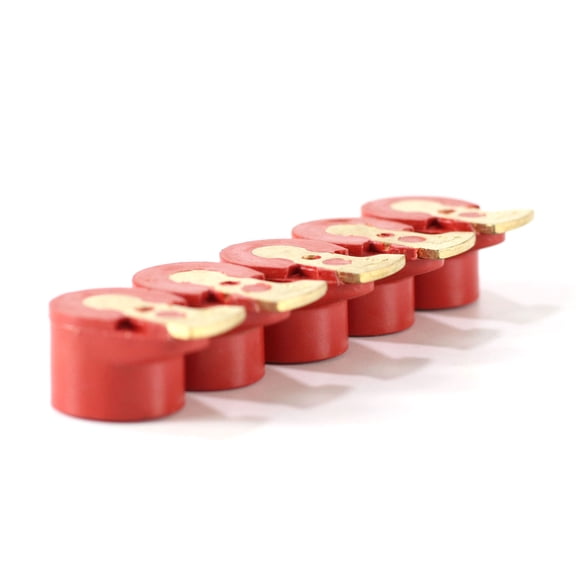 Red Distributor Rotor Arm, Fit for MG MGB&ight1962-1974 Lucas 25D 25D4 4 4 Cylinder Clile, One Set, 5 Pieces