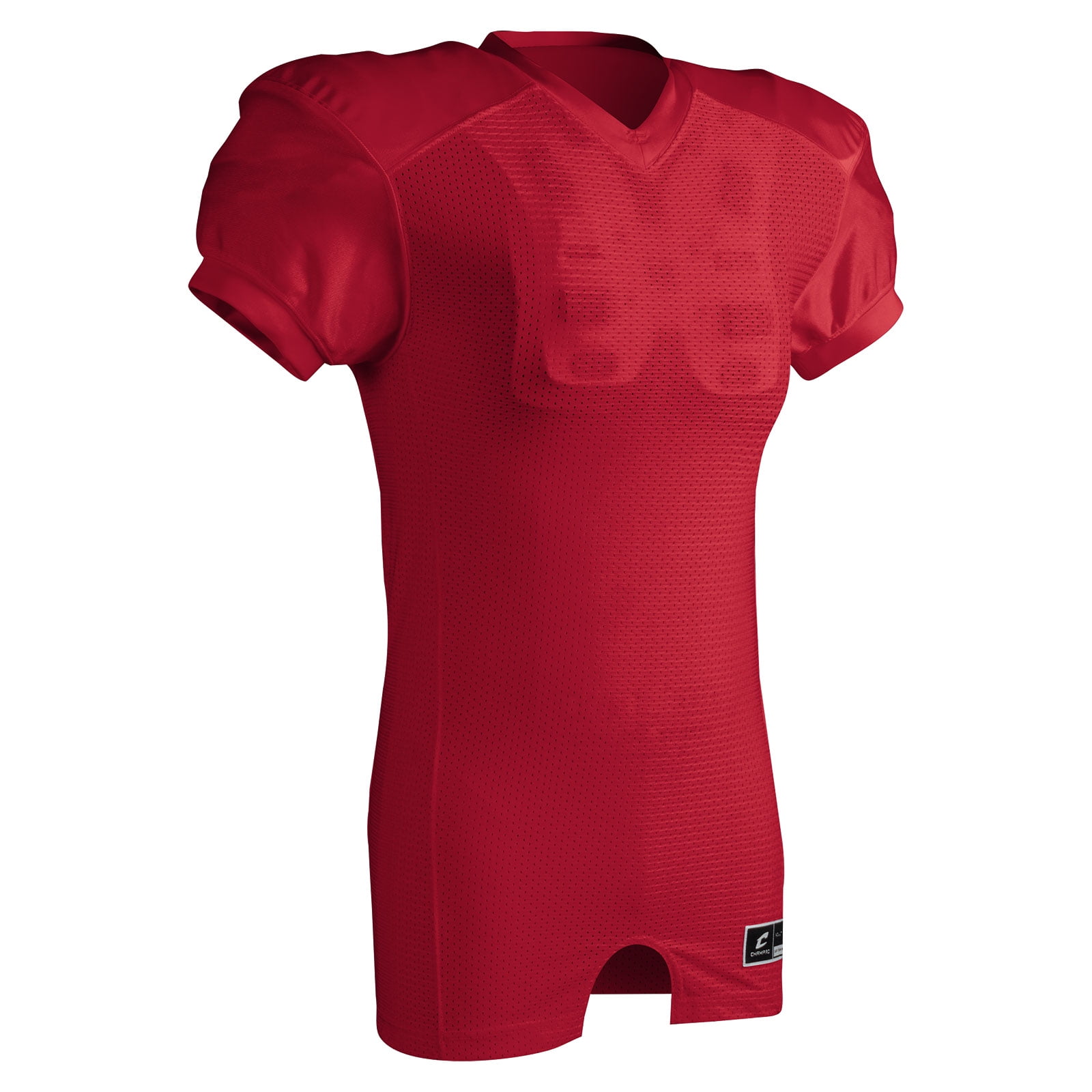 Red Dog Collegiate-Fit Poly/Spandex Football Game Jersey, Adult 2X-Large, Scarlet