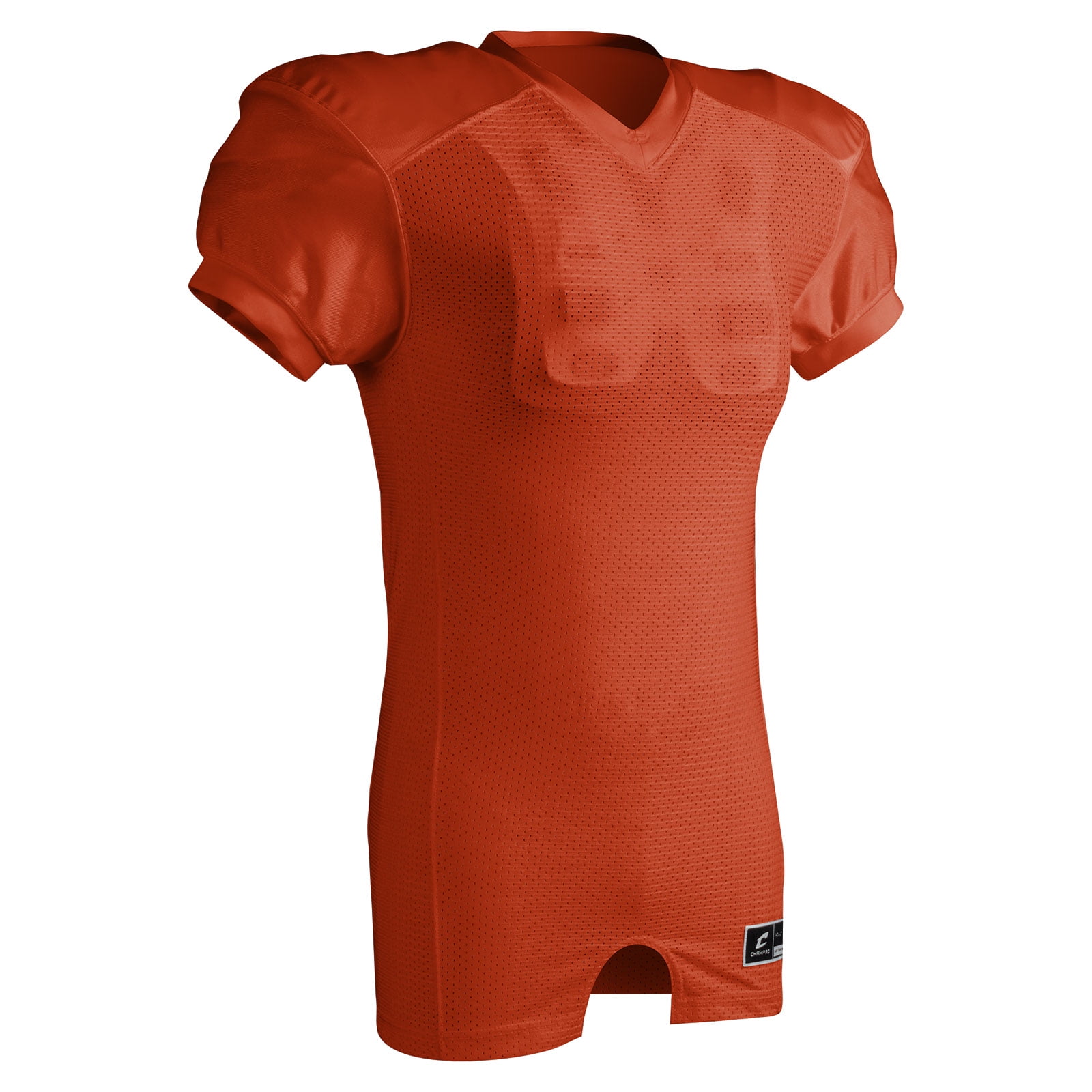 Red Dog Collegiate-Fit Poly/Spandex Football Game Jersey, Adult Medium, Orange