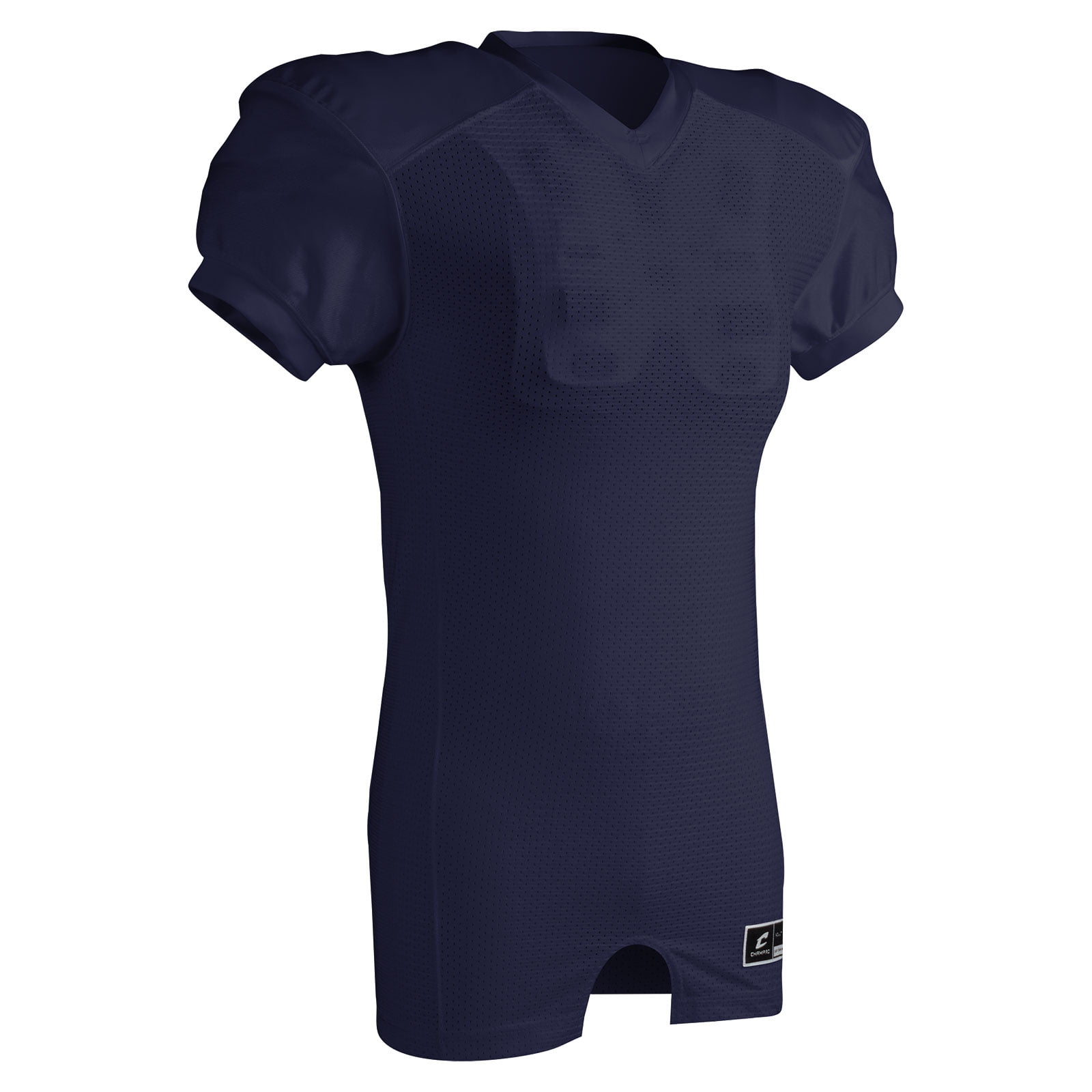 Red Dog Collegiate-Fit Poly/Spandex Football Game Jersey, Adult Small, Navy
