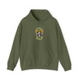 thumbnail image 1 of Red Dog Cross Dogtown Boys 1970s Z Skateboard Vintage Classic Hoodie Print - M / Military Green, 1 of 5