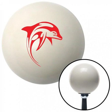 Red Dolphin Ivory Shift Knob with M16 x 1.5 Insert Shifter Auto Manual Custom Brody