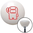 thumbnail image 1 of Red Domo Classic White Retro Shift Knob with M16 x 1.5 Insert Shifter Auto Manual, 1 of 1