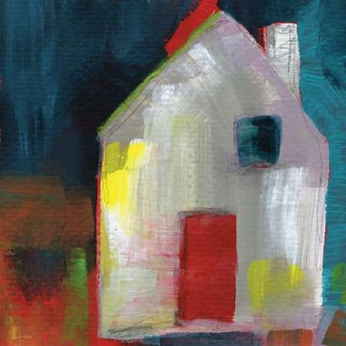 Red Door Canvas Art - Linda Woods (24 x 24)