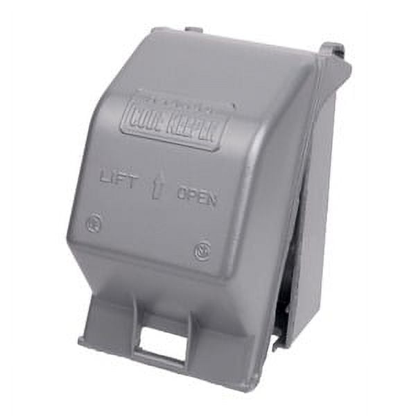 Red Dot CKMUV Outlet Box While-In-Use Cover, Universal, 1 Gang, 3-1/4-Inch Inside Depth, Powder Coated