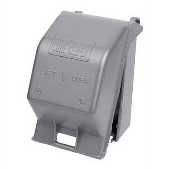 Red Dot CKMUV Outlet Box While-In-Use Cover, Universal, 1 Gang, 3-1/4-Inch Inside Depth, Powder Coated