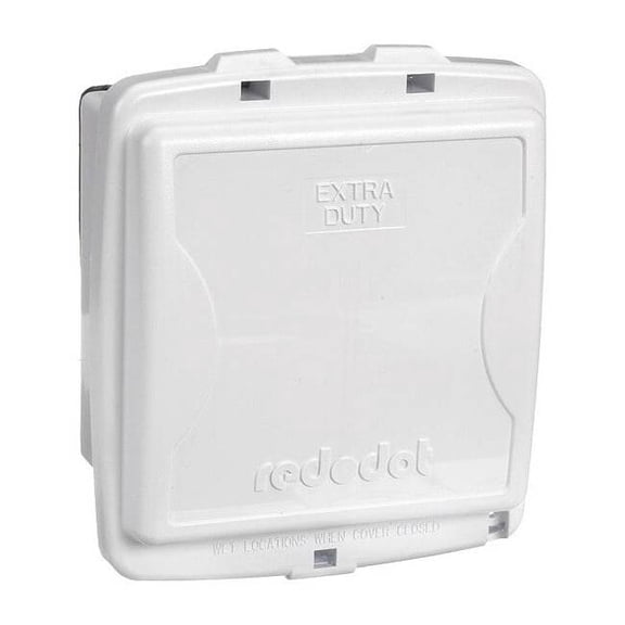 Red Dot 2 -Gang Vertical Weatherproof Cover, ,PVC 2CKPM-W