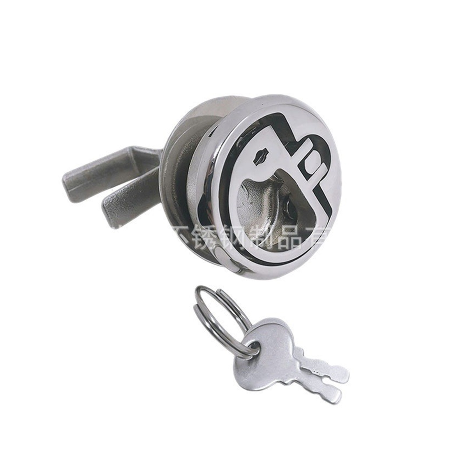 Red Dot With Key Floor Lock Buckle 316 Stainless Steel Yacht