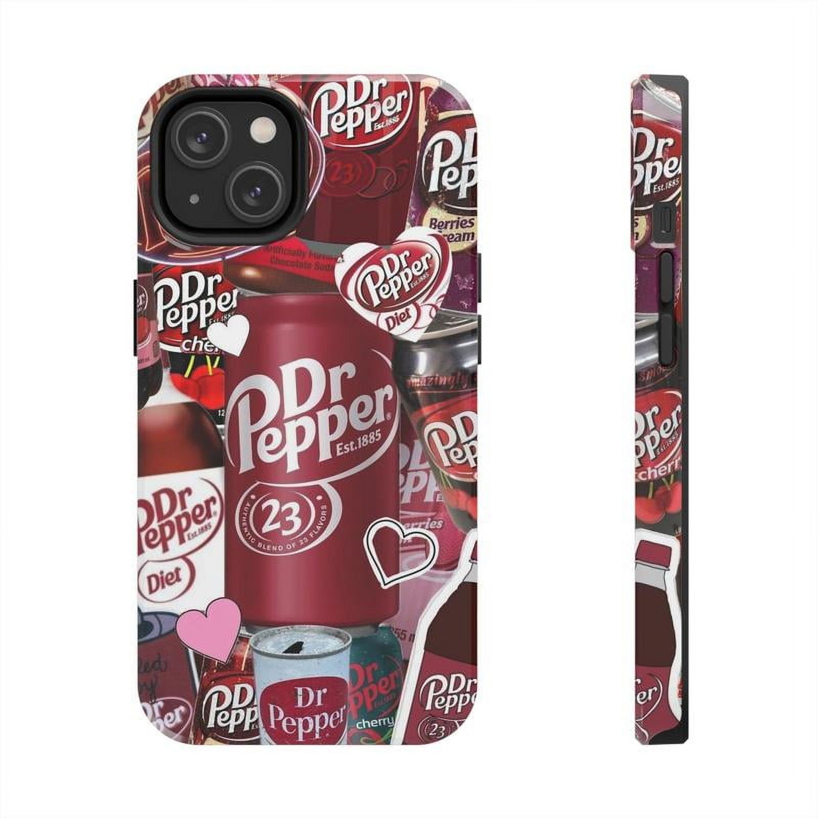 Red Dr Pepper Diet Tough Phone Case, Dr Pepper Aesthetic Case For ...