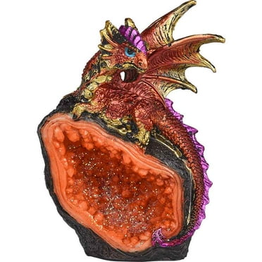 Red Dragon Crystal Statue by Medieval Collectibles