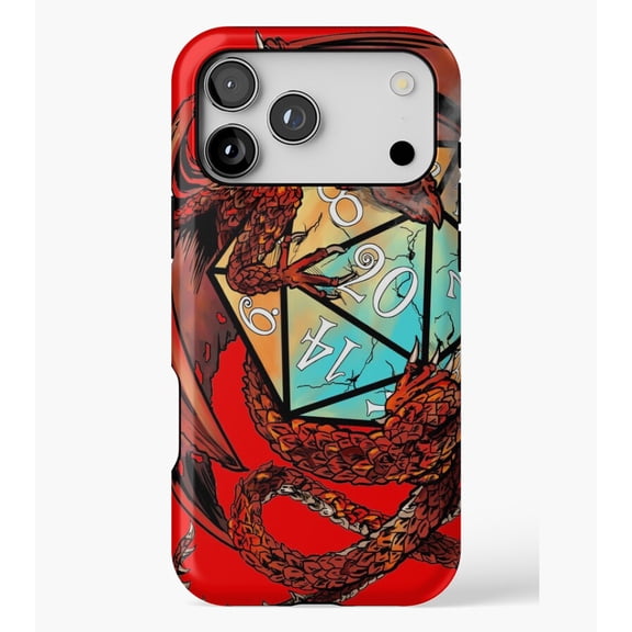 Red Dragon Dice M875, Case for iPhone 17/16/15/14/13/12/11 Pro Max – Stylish Unisex Protective Cover